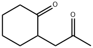 2-(2-Oxopropyl)cyclohexan-1-one Struktur
