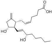 9-DEOXY-9-METHYLENE PROSTAGLANDIN E2 化学構造式