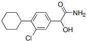 Benzeneacetamide,  3-chloro-4-cyclohexyl--alpha--hydroxy- 化学構造式