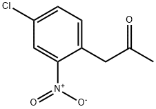 1-(4-氯-2-硝基苯基)丙烷-2-酮, 6127-13-5, 结构式