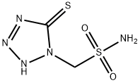 1-SULFAMOYLMETHYL-5-MERCAPTOTETRAZOLE Structure