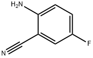 2-アミノ-5-フルオロベンゾニトリル 化学構造式