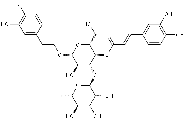 Structure of Verbascoside Structure of Verbascoside