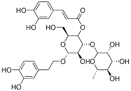 3,4-ジヒドロキシフェネチル3-O-(α-L-ラムノピラノシル)-4-O-[(E)-3,4-ジヒドロキシシンナモイル]-β-D-グルコピラノシド