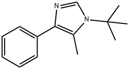 1-T-BUTYL-5-METHYL-4-PHENYLIMIDAZOLE Struktur