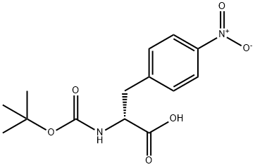 BOC-D-4-Nitrophe Structure