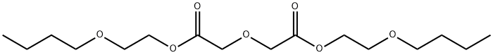 2-butoxyethyl 2-(2-butoxyethoxycarbonylmethoxy)acetate Structure