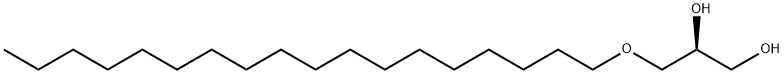 (2S)-3-O-Octadecylglycerol, 6129-13-1, 结构式