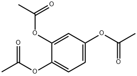 1,2,4-トリアセトキシベンゼン 化学構造式