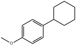 1-环己基-4-甲氧基苯 结构式