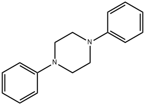 1,4-二苯基哌嗪,613-39-8,结构式