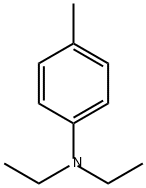 N,N-ジエチル-p-トルイジン 化学構造式