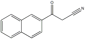 2-萘甲酰乙腈, 613-57-0, 结构式