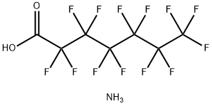全氟庚酸铵, 6130-43-4, 结构式
