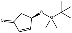 (4R)-(+)-T-BUTYLDIMETHYLSILOXY-2-CYCLOPENTEN-1-ONE Structure