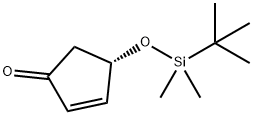 (4S)-(-)-T-BUTYLDIMETHYLSILOXY-2-CYCLOPENTEN-1-ONE Structure