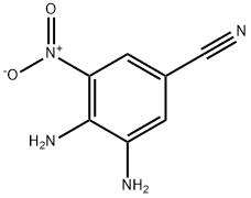 3,4-DIAMINO-5-NITROBENZONITRILE Structure
