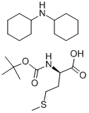 N-[(1,1-ジメチルエトキシ)カルボニル]-D-メチオニン・N-シクロヘキシルシクロヘキサンアミン 化学構造式