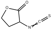 4-ヒドロキシ-3-イソチオシアナト酪酸ラクトン 化学構造式