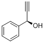 (R)-1-フェニルプロパルギルアルコール 化学構造式