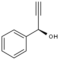 (R)-1-苯基-2-丙炔-1-醇, 61317-73-5, 结构式