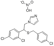 スルコナゾール硝酸塩 化学構造式