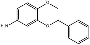 3-苄氧基-4-甲氧基苯胺 结构式