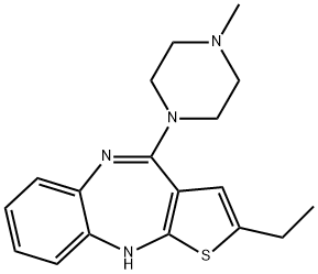 2-乙基-4-<4-甲基-1-哌嗪基>-10H-噻吩并<2,3-B><1,5>苯并二氮卓