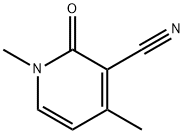 3-Pyridinecarbonitrile, 1,2-dihydro-1,4-diMethyl-2-oxo- Struktur