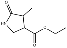 4-Methyl-5-oxo-3-Pyrrolidinecarboxylic acid ethyl ester Structure