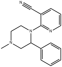 1-(3-Cyanopyridyl-2)-2-Phenyl-4-Methylpyperazine Structure