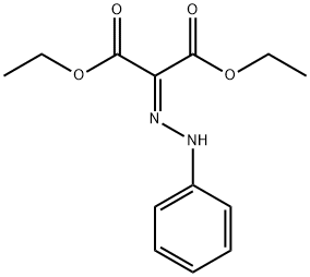 2-フェニルヒドラゾノマロン酸ジエチル 化学構造式