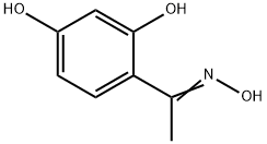 1-(2,4-ジヒドロキシフェニル)エタノンオキシム 化学構造式