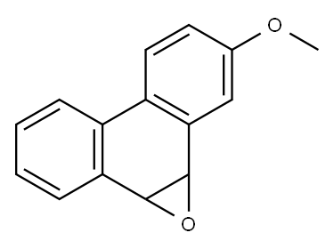 3-Methoxy-1a,9b-dihydrophenanthro[9,10-b]oxirene Structure