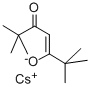 2,2,6,6-テトラメチル-3,5-ヘプタンジオナトセシウム 化学構造式