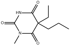 5-Ethyl-1-methyl-5-propylbarbituric acid Structure