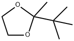 2-tert-ブチル-2-メチル-1,3-ジオキソラン 化学構造式