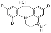 DESIPRAMINE-2,4,6,8-D4 HCL Structure