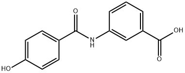 Benzoic acid, 3-[(4-hydroxybenzoyl)amino]- (9CI) 结构式