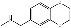 1-(2,3-二氢-1,4-苯并二噁英-6-基)-N-甲基甲胺 结构式