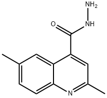 2,6-dimethylquinoline-4-carbohydrazide(SALTDATA: FREE) Structure