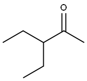 3-エチル-2-ペンタノン 化学構造式