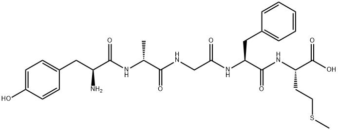 TYR-D-ALA-GLY-PHE-MET Structure