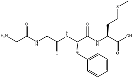 (DES-TYR1)-MET-脑啡肽 结构式