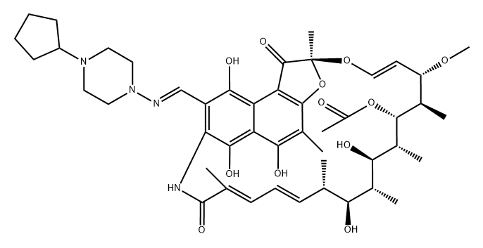 リファペンチン 化学構造式