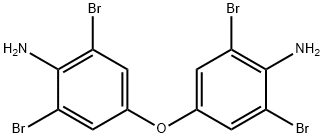 4,4'-オキシビス[2,6-ジブロモベンゼンアミン] 化学構造式