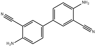 [1,1'-Biphenyl]-3,3'-dicarbonitrile, 4,4'-diamino- 结构式
