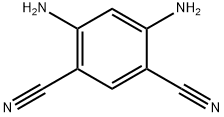 1,3-Benzenedicarbonitrile,  4,6-diamino- Struktur