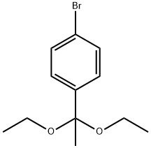 4-溴乙酰苯二乙基缩酮, 61390-40-7, 结构式