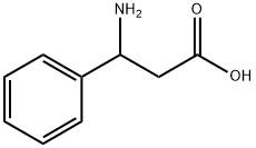 3-氨基-3-苯基丙酸 结构式